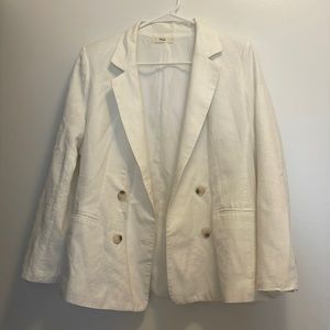 White linen blazer (casual)